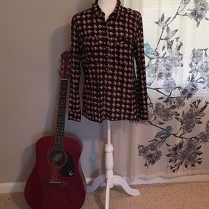 Gap Cotton Super Cute Elephant Print Shirt 🐘